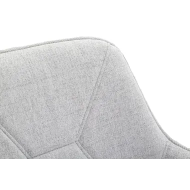 Stołek Barowy Szary Zestaw 2 szt 55x55x109 cm